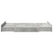 vidaXL Storage Bed Frame Concrete grey 120 x 200 cm Melamined wood