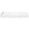 vidaXL Storage Bed Frame White 140 x 190 cm Melamined Board