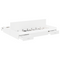 vidaXL Storage Bed Frame White 140 x 190 cm Melamined Board
