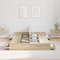 vidaXL Storage Bed Frame with Drawer Sonoma oak 135 x 190 cm Melamine