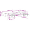 vidaXL Storage Bed Frame Concrete grey 135 x 190 cm Engineered wood