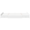 vidaXL Storage Bed Frame White 120 x 190 cm Melamine-coated wood