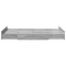 vidaXL Storage Bed Frame Grey sonoma 120 x 190 cm Engineered wood