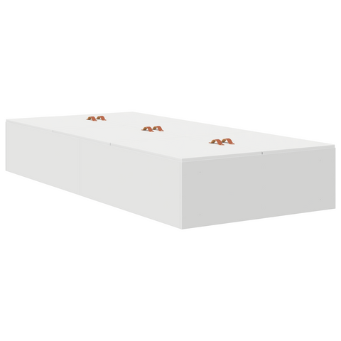 vidaXL Storage Bed Frame White 80x200 cm