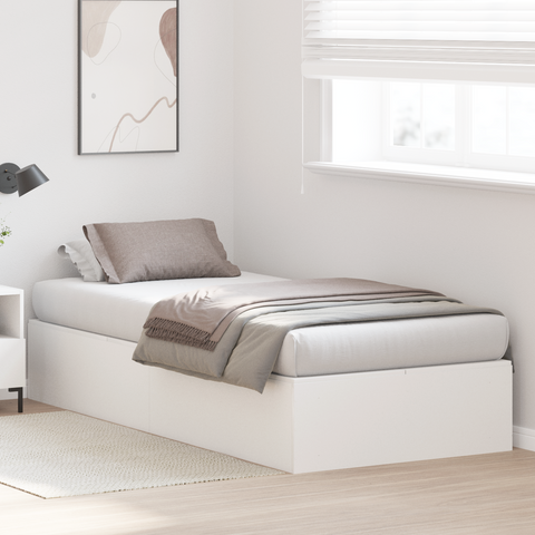 vidaXL Storage Bed Frame White 80x200 cm