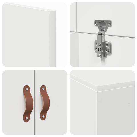 vidaXL Storage Bed Frame White 90x200 cm