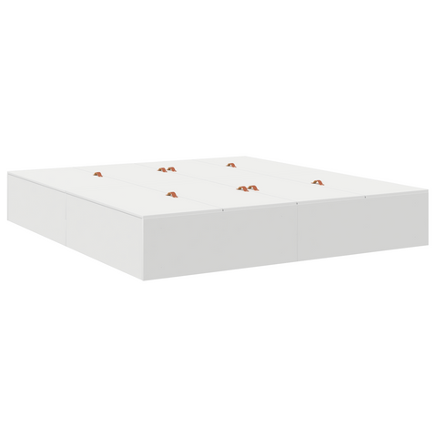 vidaXL Storage Bed Frame White 200x200 cm
