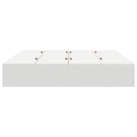 vidaXL Storage Bed Frame White 200x200 cm