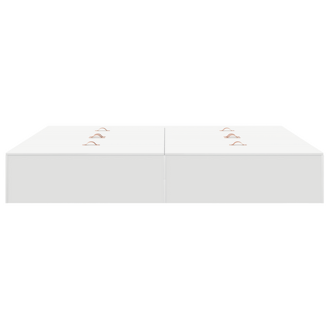 vidaXL Storage Bed Frame White 200x200 cm