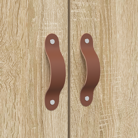 vidaXL Storage Bed Frame Sonoma Oak 200x200 cm