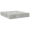 vidaXL Storage Bed Frame Concrete Grey 200x200 cm