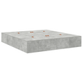 vidaXL Storage Bed Frame Concrete Grey 200x200 cm