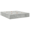 vidaXL Storage Bed Frame Concrete Grey 200x200 cm