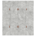 vidaXL Storage Bed Frame Concrete Grey 200x200 cm