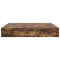 vidaXL Storage Bed Frame Smoked Oak 200x200 cm