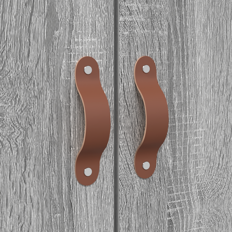 vidaXL Storage Bed Frame Grey Sonoma 200x200 cm