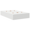 vidaXL Storage Bed Frame White 120x200 cm
