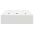 vidaXL Storage Bed Frame White 120x200 cm