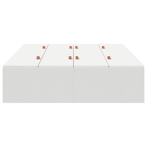 vidaXL Storage Bed Frame White 120x200 cm
