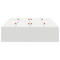 vidaXL Storage Bed Frame White 120x200 cm