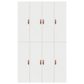 vidaXL Storage Bed Frame White 120x200 cm