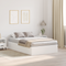vidaXL Storage Bed Frame White 120x200 cm