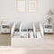 vidaXL Storage Bed Frame White 120x200 cm