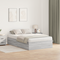 vidaXL Storage Bed Frame Grey Sonoma 120x200 cm