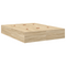 vidaXL Storage Bed Frame Sonoma Oak 140x200 cm