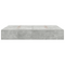 vidaXL Storage Bed Frame Concrete Grey 140x200 cm