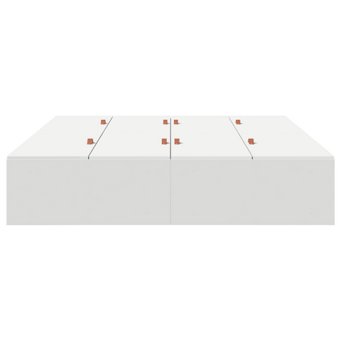vidaXL Storage Bed Frame White 150x200 cm