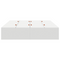 vidaXL Storage Bed Frame White 150x200 cm