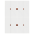 vidaXL Storage Bed Frame White 150x200 cm