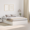 vidaXL Storage Bed Frame White 150x200 cm