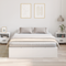 vidaXL Storage Bed Frame White 150x200 cm