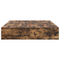 vidaXL Storage Bed Frame Smoked Oak 150x200 cm