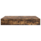 vidaXL Storage Bed Frame Smoked Oak 150x200 cm