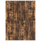 vidaXL Storage Bed Frame Smoked Oak 150x200 cm