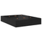 vidaXL Storage Bed Frame Black Oak 200x200 cm