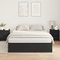vidaXL Storage Bed Frame Black Oak 200x200 cm