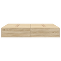vidaXL Storage Bed Frame Sonoma Oak 160x200 cm