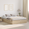 vidaXL Storage Bed Frame Sonoma Oak 160x200 cm