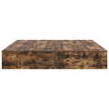 vidaXL Storage Bed Frame Smoked Oak 180x200 cm
