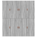 vidaXL Storage Bed Frame Grey Sonoma 180x200 cm