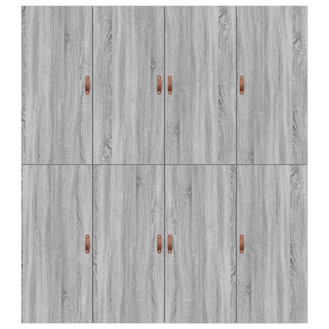 vidaXL Storage Bed Frame Grey Sonoma 180x200 cm