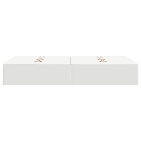 vidaXL Storage Bed Frame White 120x190 cm