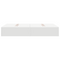 vidaXL Storage Bed Frame White 120x190 cm