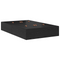 vidaXL Storage Bed Frame Black Oak 120x190 cm