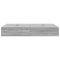 vidaXL Storage Bed Frame Grey Sonoma 120x190 cm