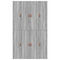 vidaXL Storage Bed Frame Grey Sonoma 120x190 cm
